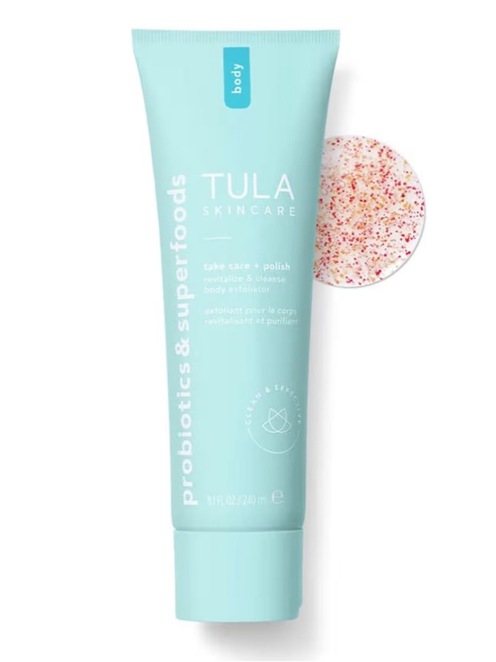 TULA Skin Care Take Care + Polish Revitalize & Cleanse Body Exfoliator 8.1 fl oz